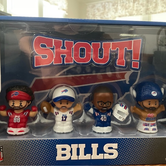 Buffalo Bills 22&23 Fisher Price little people (‘23 just released)Josh Allen - Picture 4 of 6